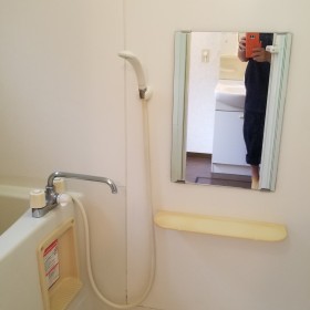 浴室鏡クリーニング