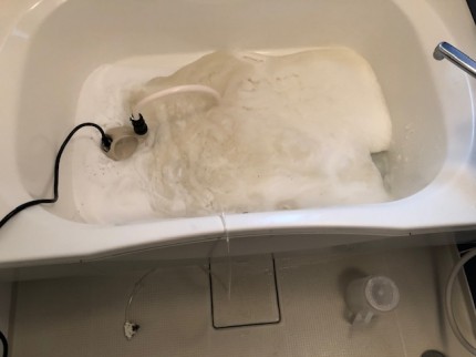 浴槽追い焚き配管クリーニング